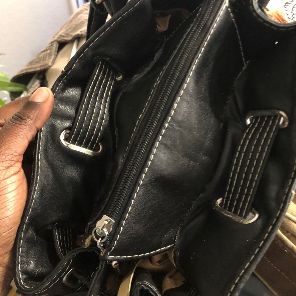 Vintage Y2K 2000s Juicy Couture Black Daydreamer Shoulder Hand Bag Purse Satchel - Picture 7 of 7